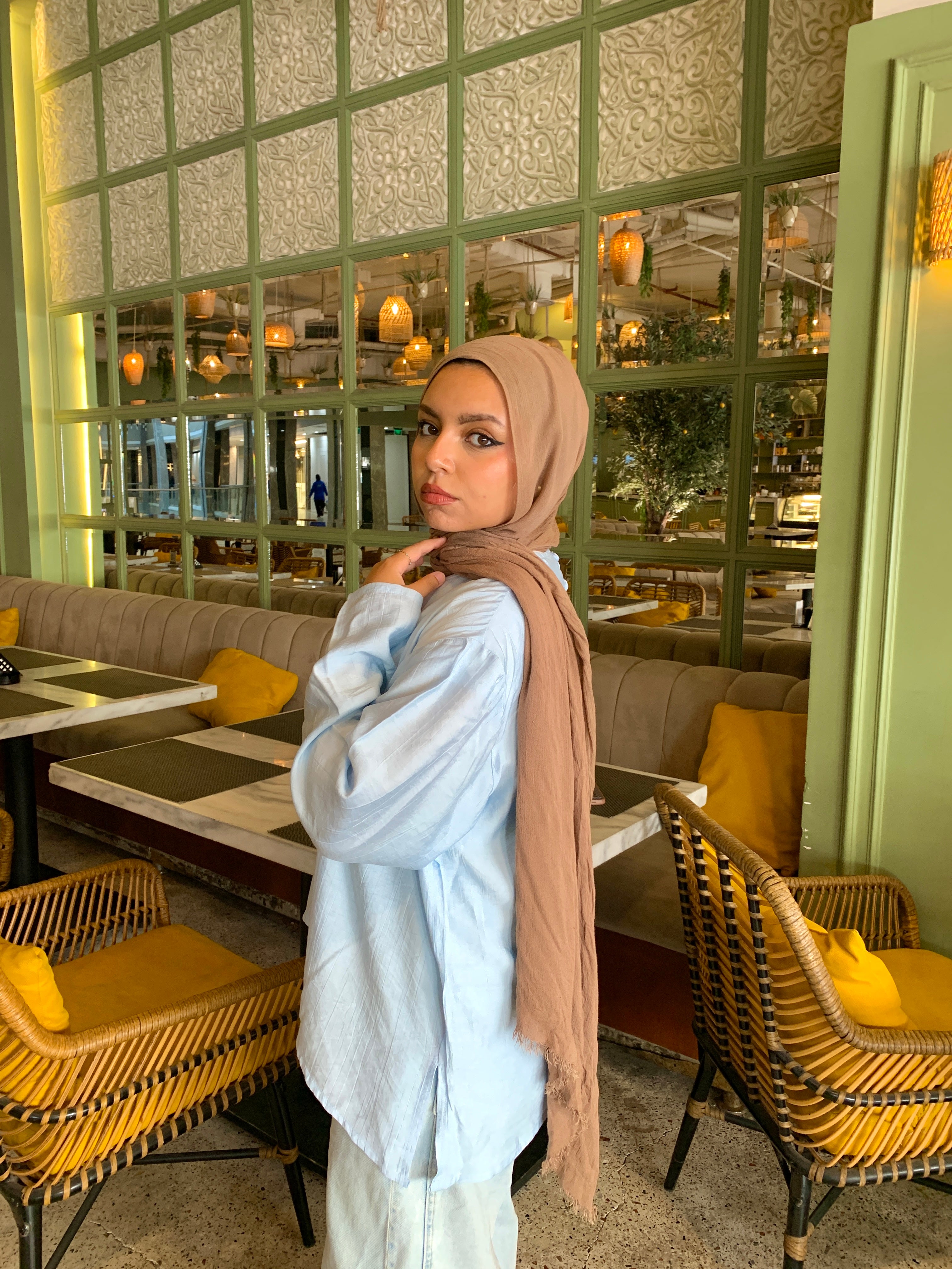 The Easy-Light Blouse in Baby Blue
