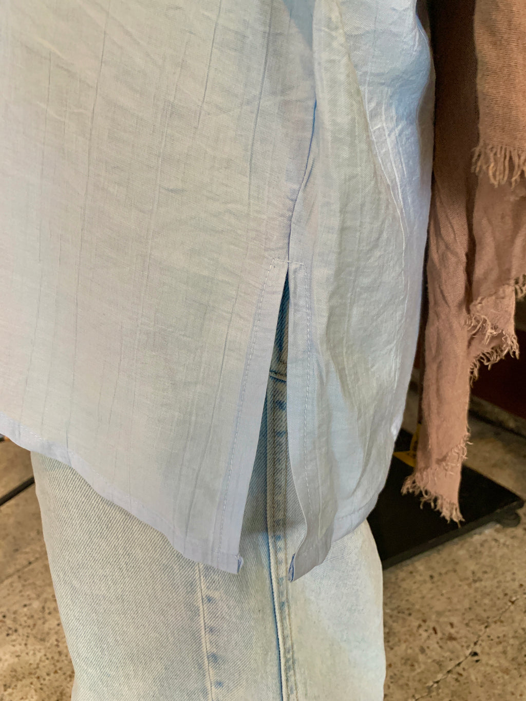 The Easy-Light Blouse in Baby Blue